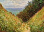 Road at la Cavee, Pourville, Claude Monet